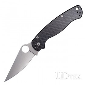 Folding Knife Outdoor Stainless Steel Carbon Fiber Handle Knife Hardware Factory Spot E-commerce Supply       UD22TL004